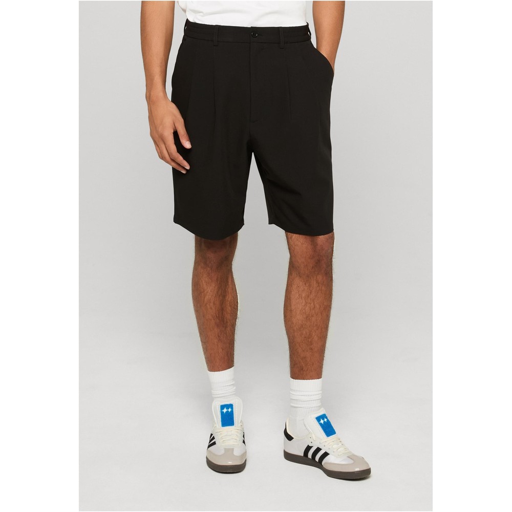 Urban Classics - Wide Fit Chino Kurze Hose - Schwarz